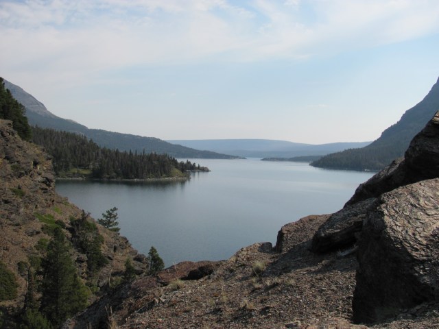 Uitzicht op St. Mary Lake