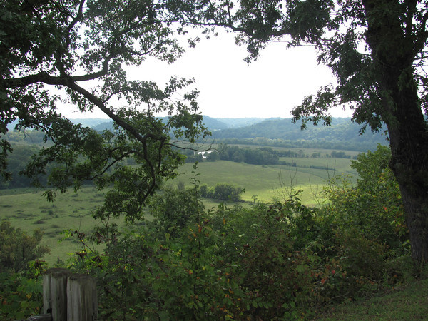 Een doorkijkje op de Natchez Trace Parkway